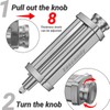 Eascandy Pasta Maker Attachment for KitchenAid Stand Mixer, Stainless Steel