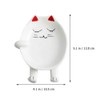 Lurrose Ceramic Cat Spoon Rest, Ceramic Spoon Holder Cat Kitchen