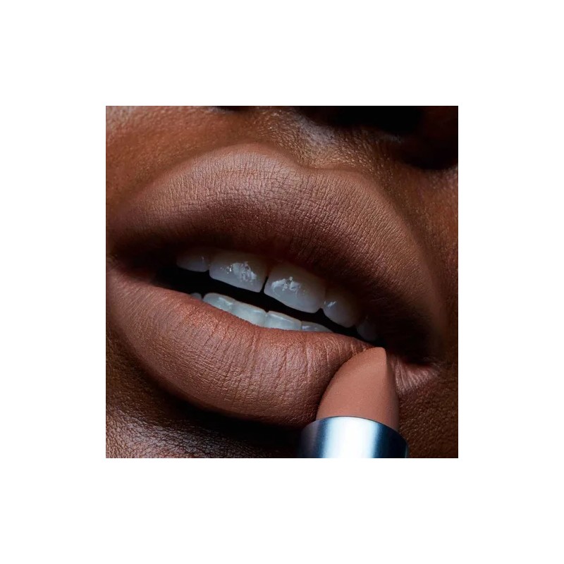 Labial Maquillaje Mac Matte Powder Kiss Lipstick 3g Color Impulsive