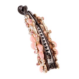 Baluue Rhinestone Banana Clip for Women Sparkling Ponytail Holder Hair Accessory Fashion Hair Clip for Women