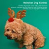 Reindeer Dog Hoodie Interesting Soft Warm Dogs Winter Pajamas for