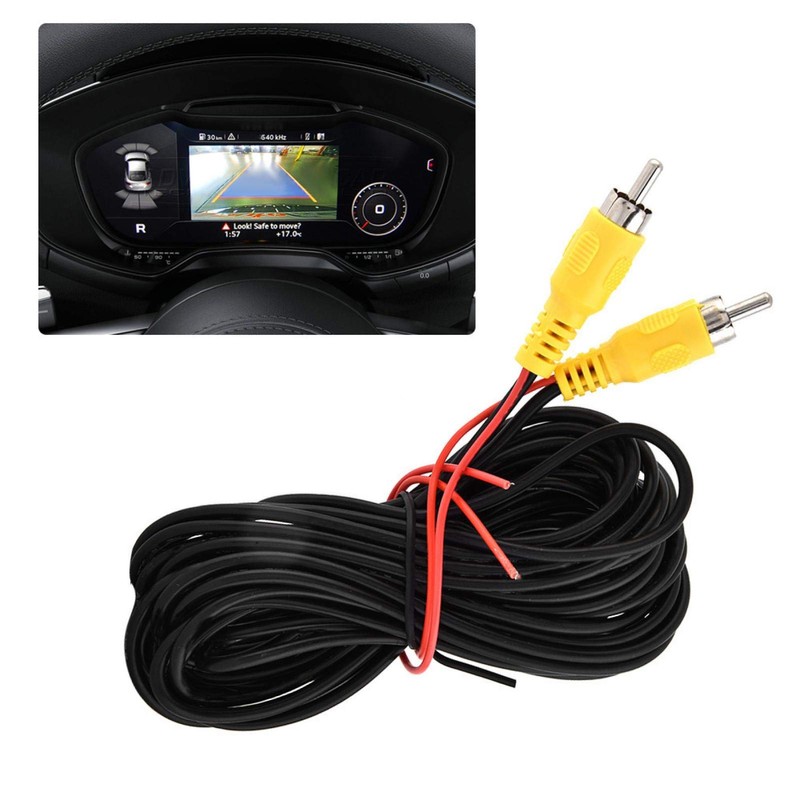 Akozon 6M Black Male to Female 3 Pin Outdoor Rear