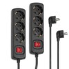 Hama Set of 2 3-Way Power Strip (2x Multiple Sockets