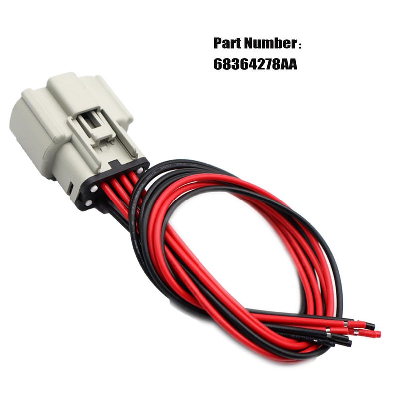 LIZAPUS Headlight Connector Compatible with Dodge Charger 2015-2018 Wiring Pigtail