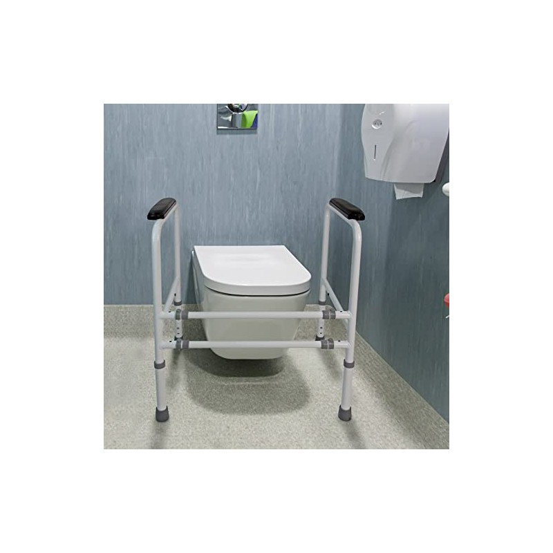 Actiasgear Toilet Frame Support Aid with Adjustable Height and Width