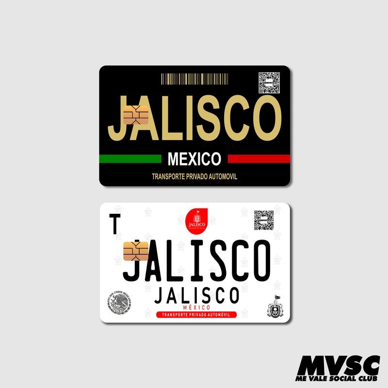 Card Stickers - Mexico Placas (Mexican License Plate) - For