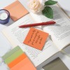 Mr. Pen- Clear Transparent Sticky Notes, 3”x3”, Earthy Colors, 12