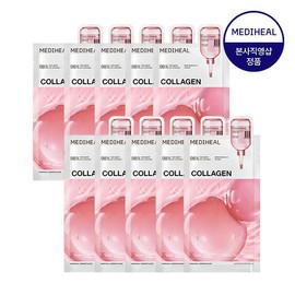 Mediheal Collagen Essential Mask Core Elasticity 10 Sheets / 메디힐 콜라겐 에센셜 마스크 코어탄력 10매