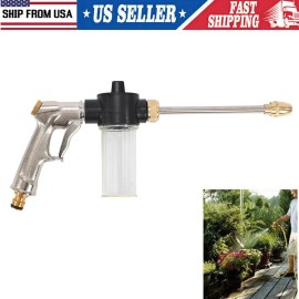 Unbranded High Pressure Water Spray Gun Nozzle Garden Hose Pipe Lawn Car Cleanning Tool