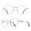 RB.Pilot Classic Round Polygon Reading Glasses for Men Women Light