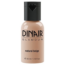 Dinair Airbrush Makeup | Glamour Foundation - Natural Beige Fair Light Medium 1.15 oz.