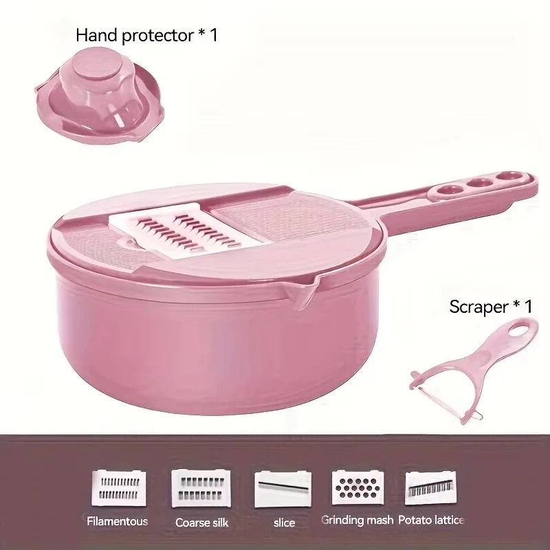 9-in-1 Vegetable Cutter for Kitchen – Multi-Function Slicer, Shredder and