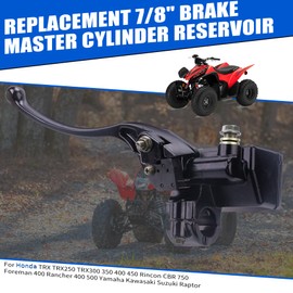 OTOHANS AUTOMOTIVE Replacement 7/8" Brake Master Cylinder Reservoir for Honda TRX TRX250 TRX300 350 400 450 Rincon CBR 750 Foreman 400 Rancher 400 500 Yamaha Kawasaki Suzuki Raptor