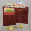 flevado Pedro Vintage Wallet Used Look Leather Red Men's Wallet