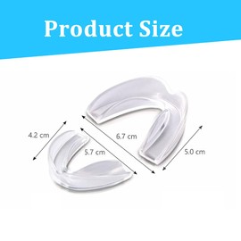 Grinding Splint for Night, Pack of 4 Bite Splints for Night, 2 Sizes Tooth Splint, Grinding, Bite Splint for Night, Snoring Splint, Malleable Mouthpieces, Against Teeth Grinding