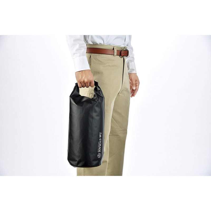 Takagi Zak-STORAGE WRB-2B Water Resistant Bag, Long Drum Shape, Black
