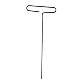 BONDHUS Hexagonal Loop T-Handle (No Rubber) 0.2 inches (4 mm) [Total Length: 6.9 inches (175 mm), Shaft Length: 6.0 inches (152 mm), Handle Length: 3.1 inches (78 mm)] Black Dye No. 15460