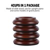 Hardwood Piano Caster Cups Floor Protector Solid Caster for Upright