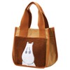 Marushin 1425023500 Moomin Mini Bag, Fluffy Brown, For Work or