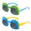 Hifot 2 Stück Sonnenbrille Kinder Jungen Mädchen, Dinosaurier Sonnenbrille Jungen