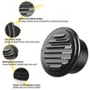 4inch 304 Stainless Steel Air Vents Cover, piiyoosnn Louvered Grille