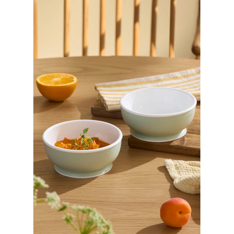 BabyBjörn Baby Bowl, Pack of 2, Pale Green