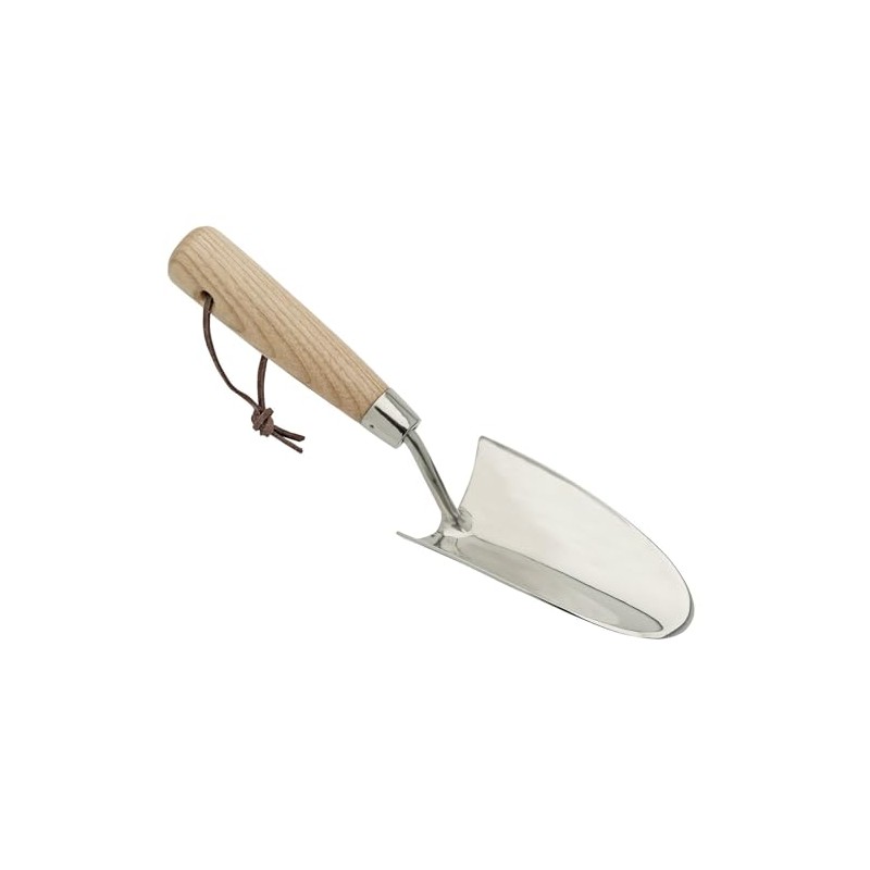 Draper Heritage 99023 Stainless Steel Hand Trowel with Ash Handle
