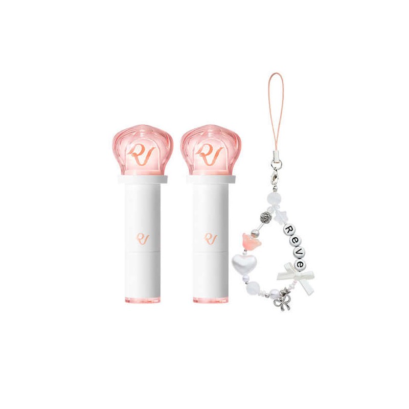 K-POP Collaboration Fansignal Lip Balm Red Velvet 2ea +Beaded Strap