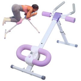 Abdominal Trainer Ab Workout Equipment, Core & Ab Trainer Machine at Home Gym, Foldable Abdominal Exercise Machine, Abs Machine for Stomach Workout with LCD Monitor
