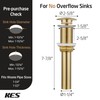 KES Sink Drain Without Overflow Bathroom Pop Up Drain Assembly