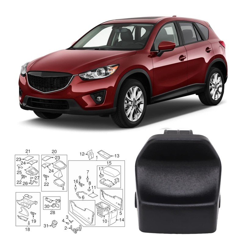 Car Center Console Lid Lock for CX-5 KE 2013-2016, Fits