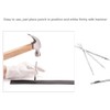 10Pcs 0.5-5mm Hollow Hole Puncher DIY Leather Punch Craft Tool
