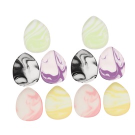 VICASKY Teardrop Mini Powder Puff Set of 10 Soft Dual-use Makeup Sponge for Foundation and Concealer Application for Sensitive Skin and Travel