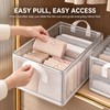 Transparent PVC Storage Box for Clothing – Foldable Steel-Frame Organizer