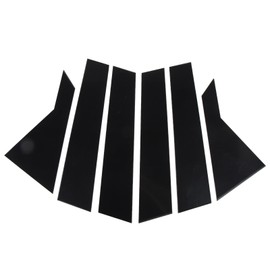 B Pillar Sticker 6PCS Door Window B Pillar Trim Gloss Black Pillar Post Decal Cover Replacement for Kia K3 Forte Sedan Cerato