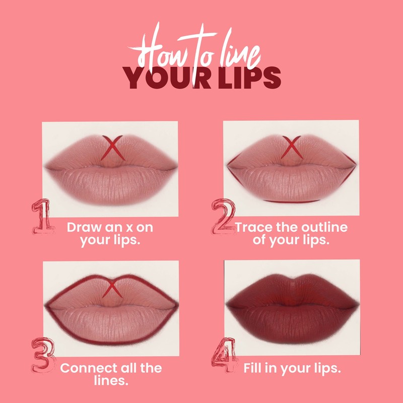 MARS Matte Lip Liner Set of 10 | One Swipe