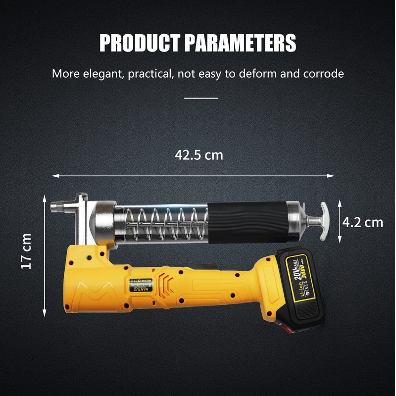 20V MAX Electric Grease Gun Kit with 2 Batteries and