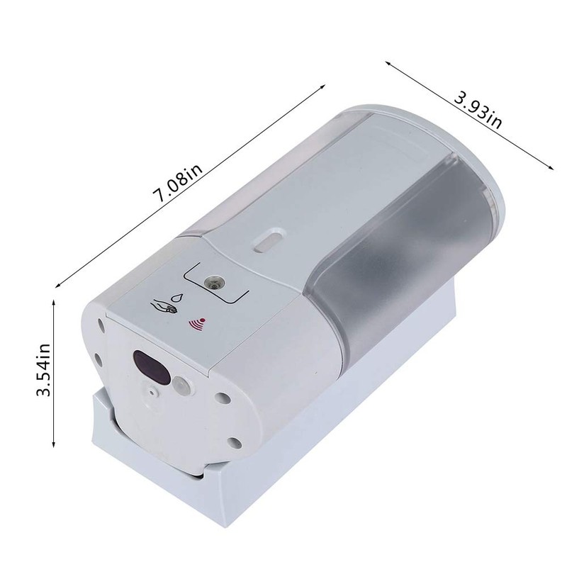 450mL Touchless Automatic Soap Dispenser Wall-Mounted Infrared Sensor Soap Shampoo