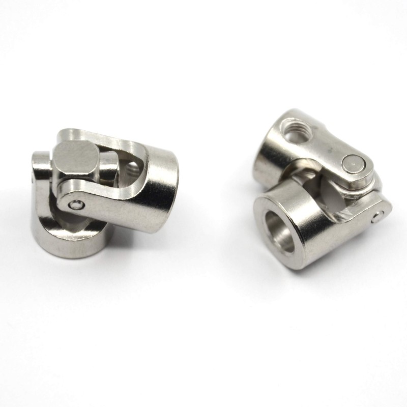Befenybay 4pcs 6mm to 6mm Universal Joint Shaft Coupling with