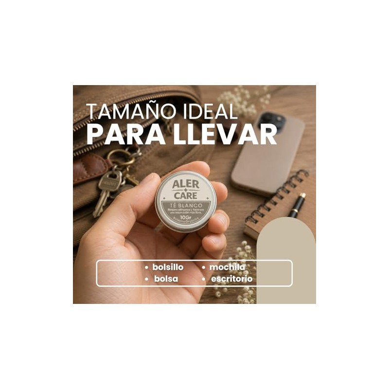 Alercare Bálsamo Nasal Orgánico 10gr Ayuda Alergias Por Polvo Polen