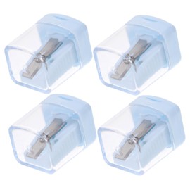FRCOLOR 4Pcs Eyebrow Pencil Sharpener Durable Lid Lightweight Cosmetic Tool for Eyeliner and Brow Pencils Easy to Use for Travel and Outdoor Activities