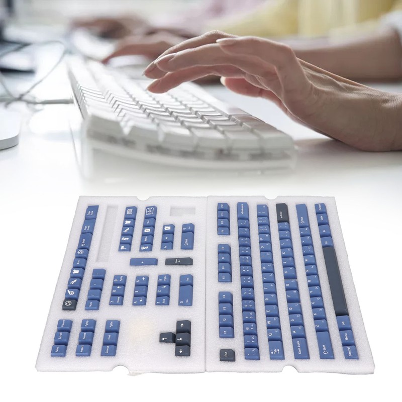 PBT Keycaps 128 Keys Japanese Keycaps Cherry Height DIY Practical