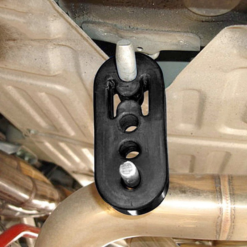 Muffler Hanger Mount, Set of 2, Reinforced 4 Holes, Muffler