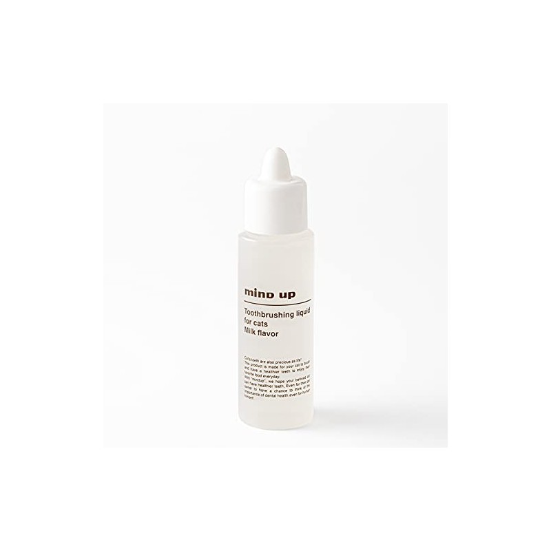 Mindup Cat Mouth Care Liquid Brush for Cats, Milk Flavor