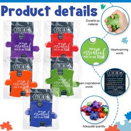 Hollowfly 25 Set Employee Appreciation Gifts Bulk Inspirational Foam Stress Relief Squeeze Ball with Thank You Card and Organza Bag Team Gifts for Coworkers Employee Staffs