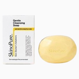 Skinopure Sebum Sensitive Moisturizing Sulfur Gentle Cleansing Soap, 100g, 1 piece / 스키노퓨어 피지 민감성 보습 유황 젠틀 클렌징 비누, 100g, 1개입