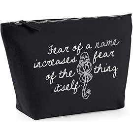 Hippowarehouse Fear Of A Name Increases Fear Of The Thing Itself Hermione Quote printed make up cosmetic wash bag 18x19x9cm