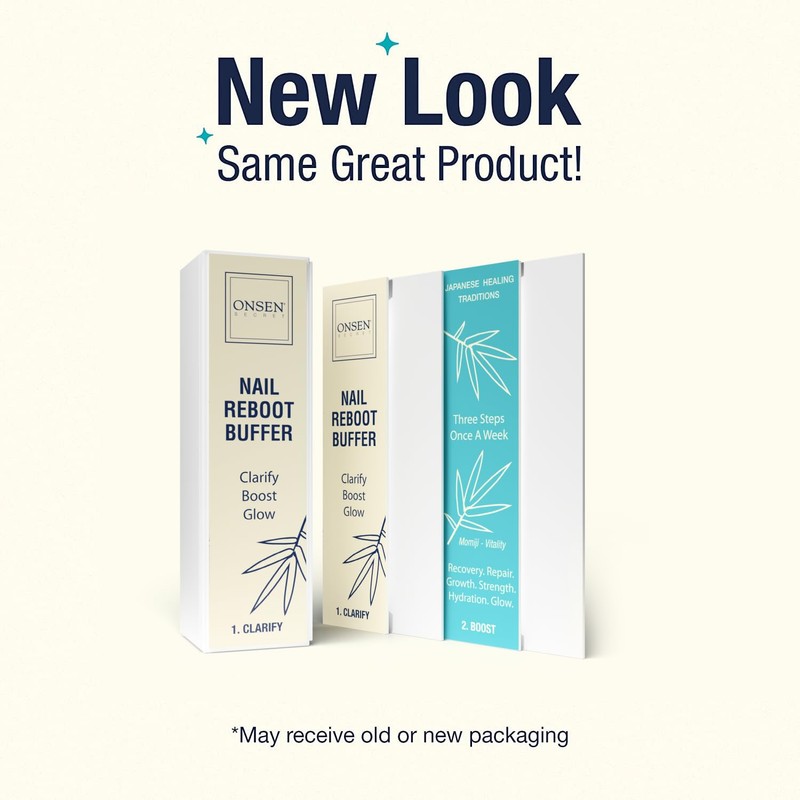 Onsen Secret Professional Nail Buffer, Ultimate Shine Nail Buffing Block