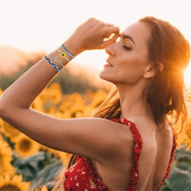 YANCHUN String Bracelets for Women Trendy Gift Friendship Bracelet Waterproof Summer Anklet Outfits Adjustable Wave Surfer Beach Bracelet Jewelry Gifts, String, No Gemstone