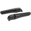 2Pcs Front Foot Peg Bracket Left And Right Black Footrest